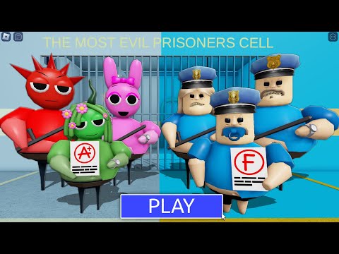 Sprunki FAMILY Vs Police BARRY FAMILY! New Obby Full Game #roblox