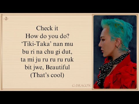 G-DRAGON 'TOO BAD (feat. Anderson .Paak)' Easy Lyrics