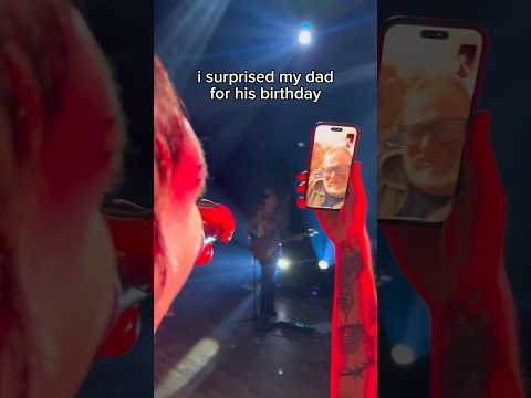 making my dad cry in front of 2000 people