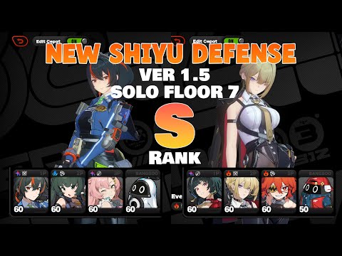 NEW Shiyu Defense 1.5 Floor 7 (S-Rank) Zhu Yuan M0S1 & Evelyn M0S1 | Zenless Zone Zero