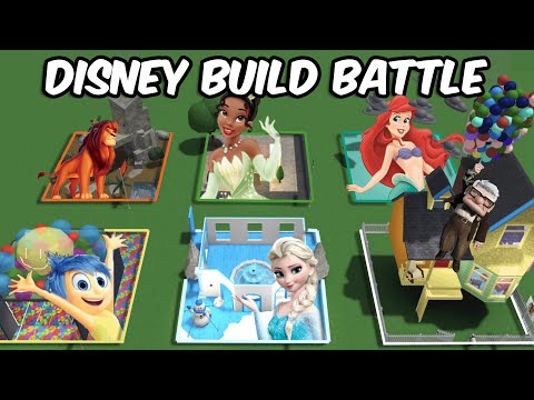 DISNEY BUILD BATTLE in BLOXBURG...