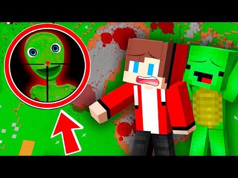 JJ And Mikey Hunting DAME TU COSITA.EXE In SNIPER RIFLE In Minecraft - Maizen