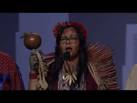 #2023PoWR | Daiara Sampaio Leads Closing Prayer at the IRI Dialogue with Indigenous Leaders