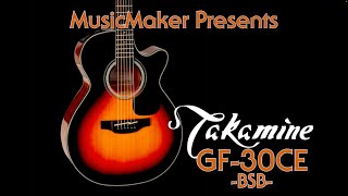 MusicMaker Presents - TAKAMINE GE-30CE BSB