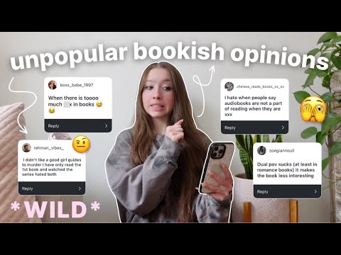 reacting to your unpopular book opinions 📖🤭 HOT TAKES, CHAOS & A LOT OF YAPPING!