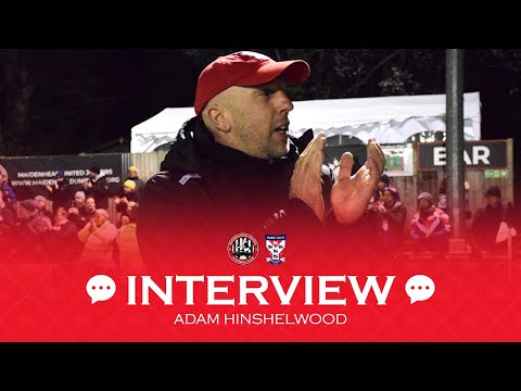 💬 Post Match Interview | Adam Hinshelwood | Maidenhead United