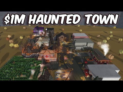 BUILDING A $1M HAUNTED TOWN IN BLOXBURG