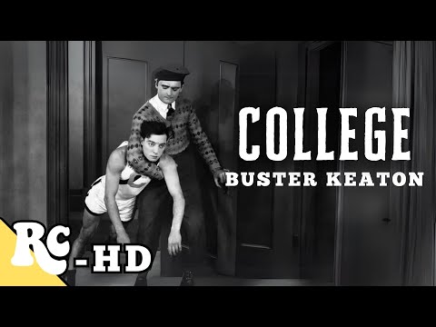 College | Full Comedy Drama Sport Movie | Buster Keaton | Restored In HD