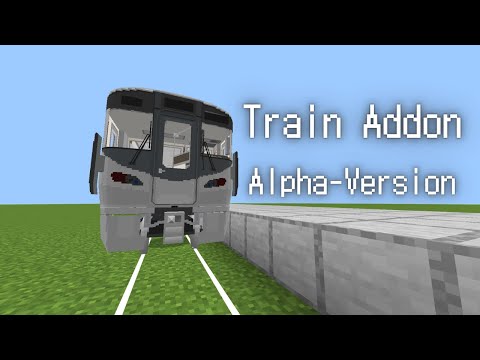 [Minecraft統合版:BE] [配布] Train Addon Alpha-Version!