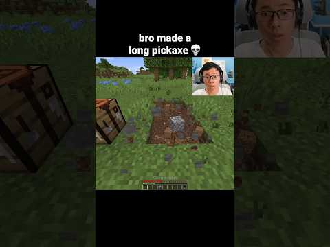 Minecraft Long Pickaxe Moment