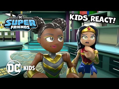 KIDS REACT! Danger at the Docks | DC Super Friends | @dckids