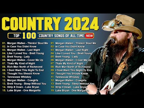 Country Music Playlist 2024 💖 Chris Stapleton, Luke Combs, Morgan Wallen, Luke Bryan, Kane Brown