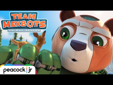 Little Deer DANGER! Baby Animal Rescue!! | FULL EPISODE | TEAM MEKBOTS