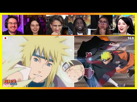 Naruto meets Minato | Reaction Mashup [Naruto Shippuden 168] ナルト 疾風伝