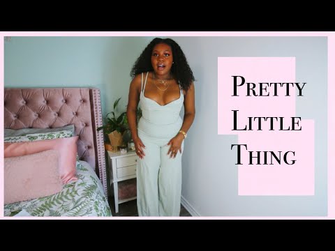 PRETTYLITTLETHING TRY ON HAUL | PLUS SIZE JUMPSUITS