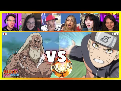 Naruto VS 3rd Raikage | Reaction Mashup  [Naruto Shippuden 301] ナルト 疾風伝