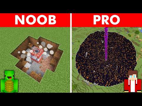 Minecraft NOOB vs PRO: CRAZIEST TNT BUNKER BUILD CHALLENGE