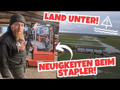 Es Regnet ununterbrochen - Aufeinmal steht alles unter Wasser!!! - FarmVLOG1054