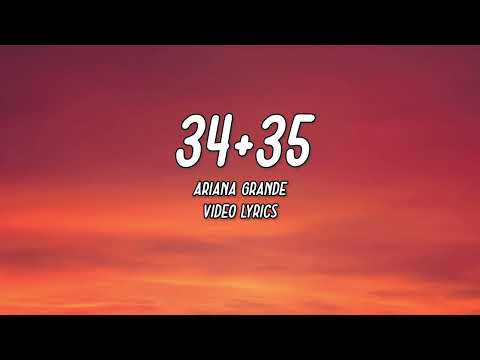 34+35 - Ariana Grande (Lyrics / Lyric Video)