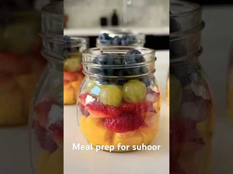 Meal prep for suhoor (part 1)✨#ramadan #nasheed #islamicshort #ramadan prep #suhoorideas #trend