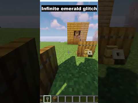 How To Get Infinite Emeralds In Minecraft! #minecraft