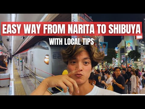 Narita to Shibuya & Shinjuku: The Easiest Train Route (No Taxi Needed!)