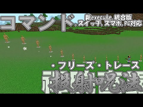 【マイクラ】コマンド禪院家相伝の術式「投射呪法」を作ってみた！