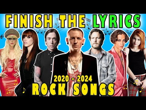 Finish the Lyrics 2020s Rock Songs 🎶 Ultimate Rock Music Quiz