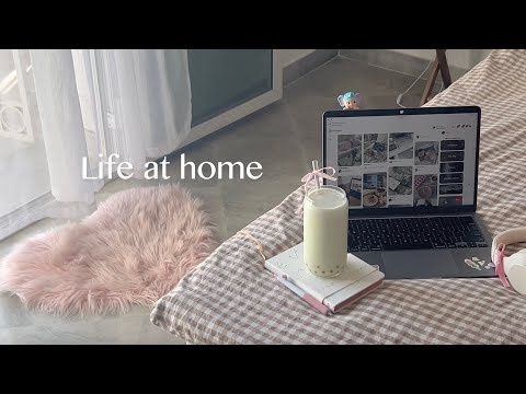 Daily vlog🫐life as a homebody, making tteokkbokki, aesthetic morning/night routine, waking up at 4am