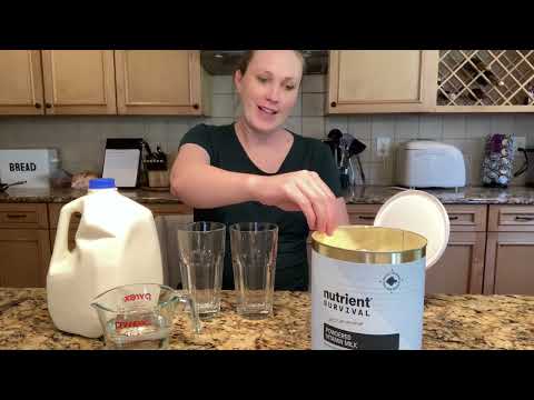 Review of the Nutrient Survival Vitamin Powdered Milk, Freeze Dried Prepper & Emergency Food Supply