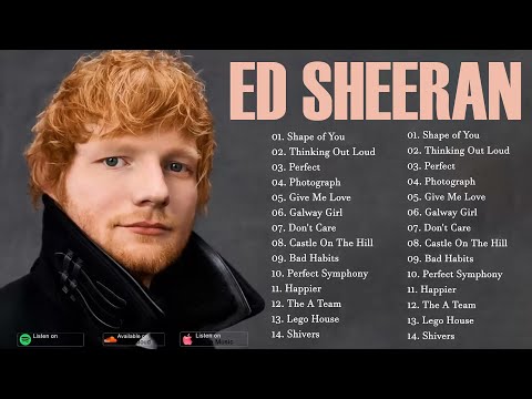 Ed Sheeran Greatest Hits Full Album 2025 - The Best of Ed Sheeran Playlist - Ed Sheeran Best Songs