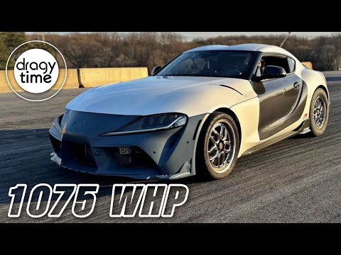 1075 WHP Toyota Supra A90 MK5 GR | Acceleration from 100-200 200-250 Km/h & 60-130 100-150 mph