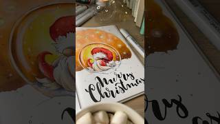 How to Draw a Christmas Gnome: Christmas Drawing Tutorial #christmas2024 #christmasmood