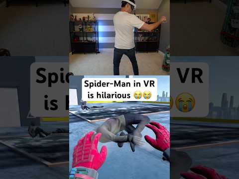 Spider-Man in VR is HILARIOUS 😂