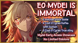 MYDEI IS IMMORTAL! | 4 Cost 0 Cycles WITH SUSTAIN | 3 Cost 0c True sting | HSR Early Access