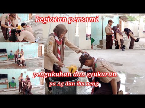 kegiatan persami || syukuran dan ngengukuhan penggalang MI Bahrul Huda @nurazizahmubarok