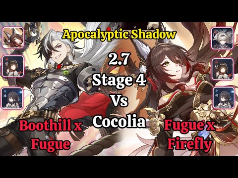 E0S1 Boothill x Fugue & E1S0 Fugue x Firefly Apocalyptic Shadow vs Cocolia Showcase / HSR