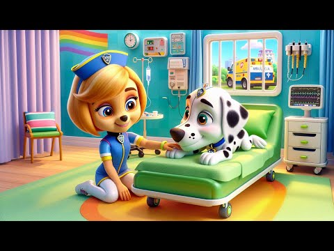 Paw Patrol Ultimate Rescue | When Marshall Needs Help?!! BUT FAll IN LOVE SKYE | Rainbow 3