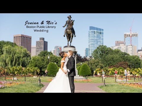 Jenina + Nic's Boston Public Library Wedding Highlight Film