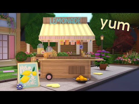 Building a Lemonade Stand in Bloxburg