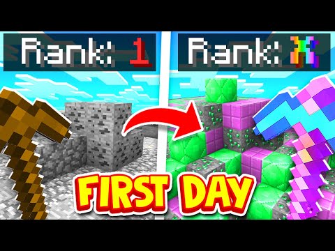 Our BEST DAY ONE *EVER* in MINECRAFT: PRISONS?! | Minecraft OP PRISON #1