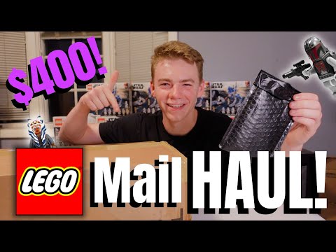 $400 LEGO Mail HAUL! - RETIRED LEGO Star Wars Minifigs + Set!