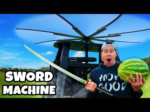 We Built A 1000RPM Katana Machine And It's Terrifying!