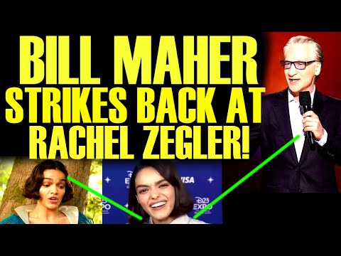 BILL MAHER SHOUTS AT RACHEL ZEGLER AFTER WOKE SNOW WHITE BACKLASH EXPLODES & GOES VIRAL!