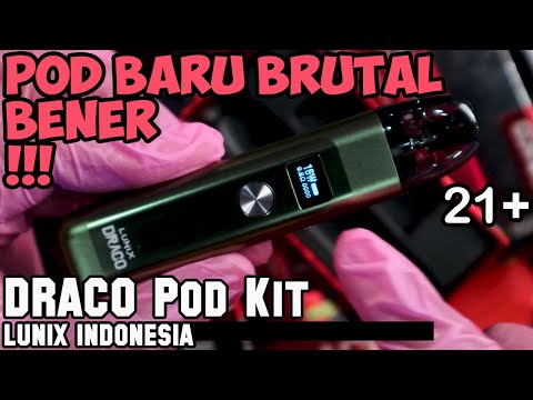 POD BARU BRUTAL NIH | DRACO Pod Kit by LUNIX INDONESIA