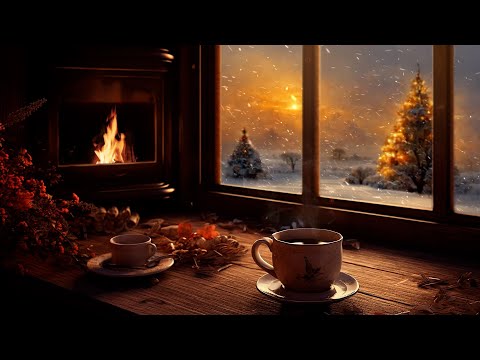 (2 Hour Fireplace) Merry Christmas - Ed Sheeran & Elton John | Lyric Video  | Christmas Music