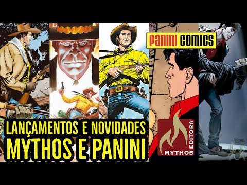 LANÇAMENTOS MYTHOS E PANINI DE TEX + DYLAN DOG E MAIS