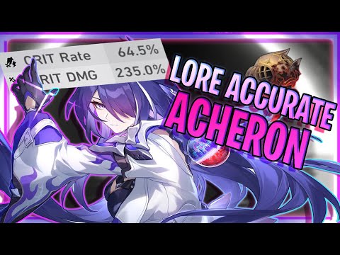 Building the lore accurate ACHERON!! - Honkai Star Rail [HSR]