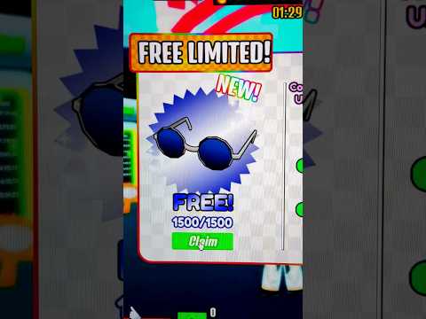 How to get Gojo Anime Sunglasses FREE LIMITED UGC in Cameraman Race Simulator? #freelimiteds #roblox