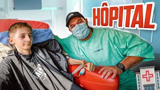 UNE JOURNÉE POUR COIFFER À L'HÔPITAL!!! (il veut la coupe de Inoxtag)